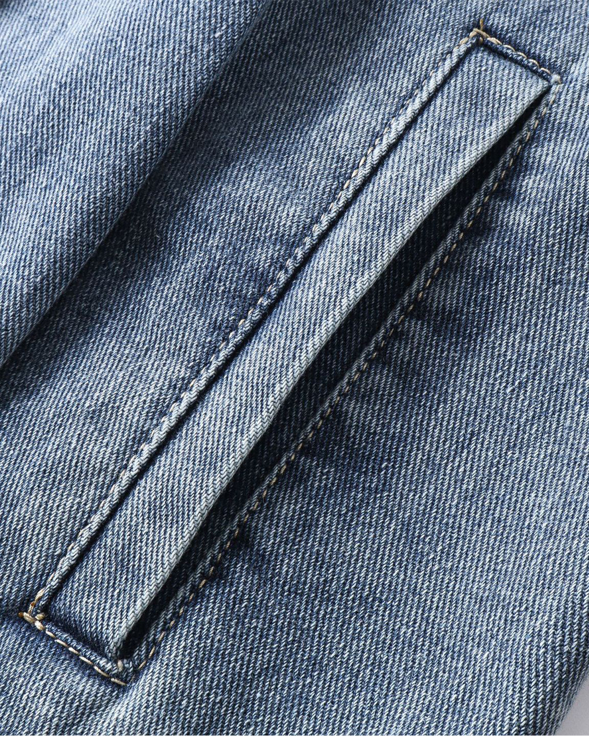 Denim Leather Collar