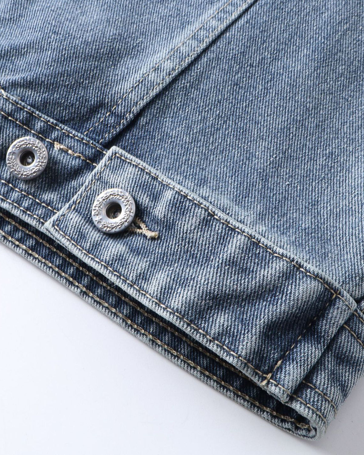 Denim Leather Collar