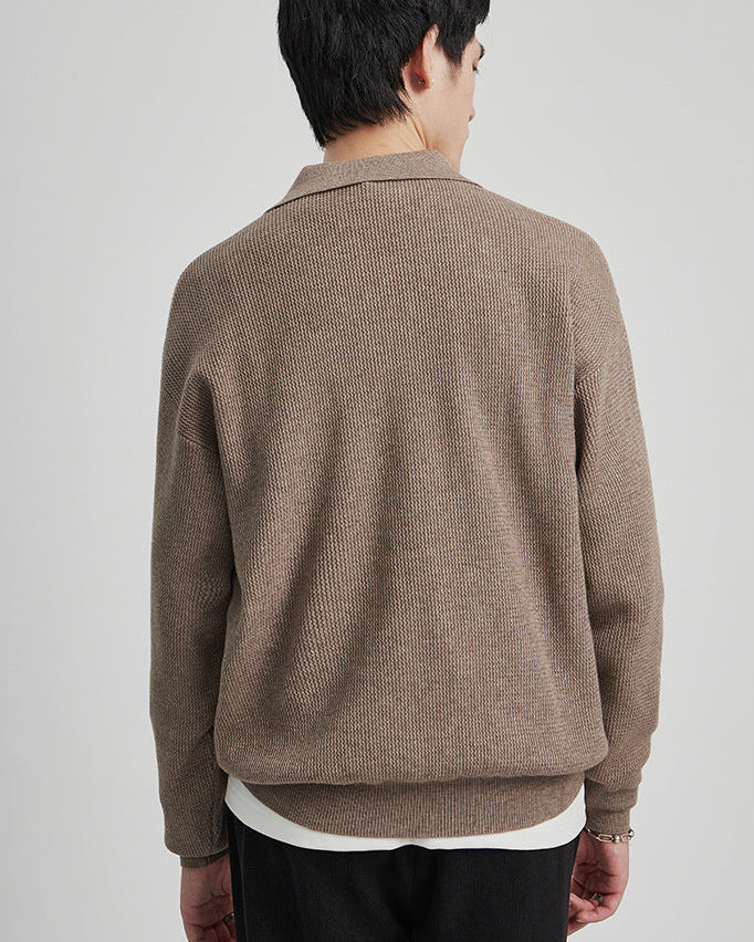 The Loughton Knit Polo Sweater