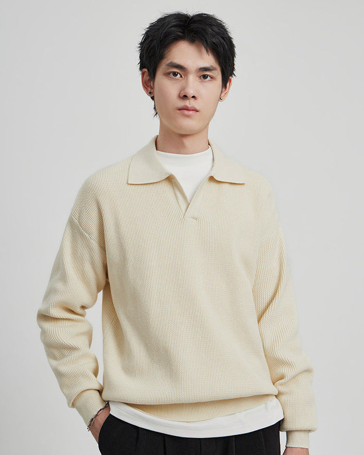 The Loughton Knit Polo Sweater