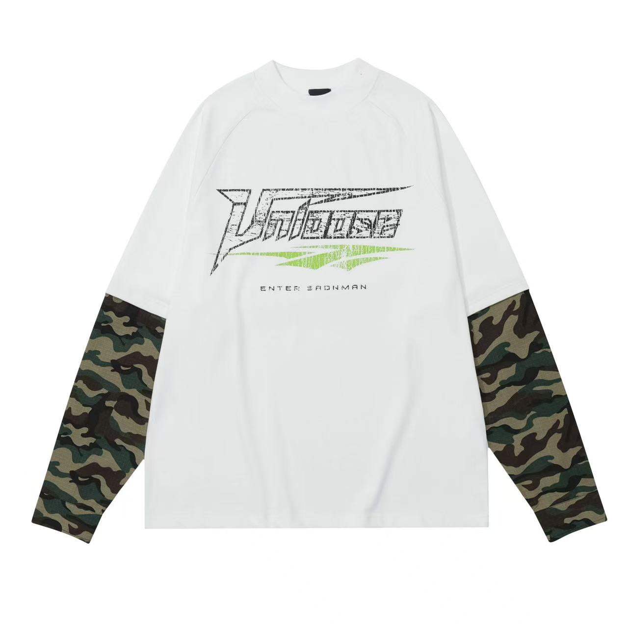Camo Split Layer Long Sleeve
