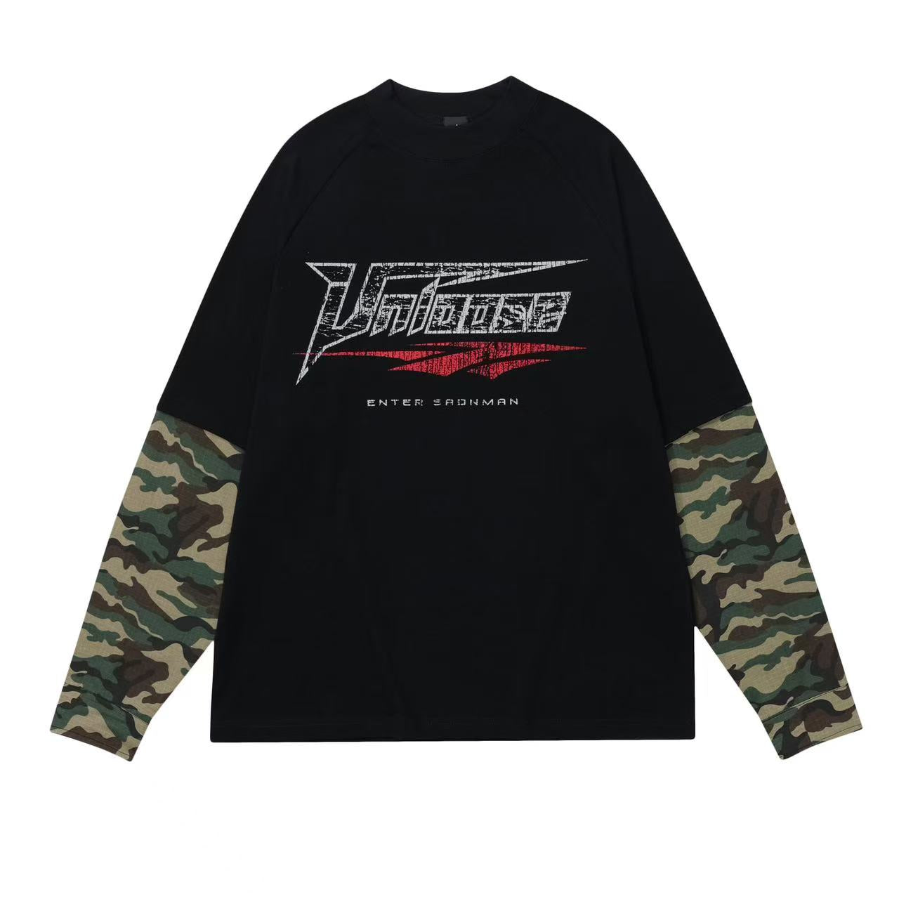 Camo Split Layer Long Sleeve
