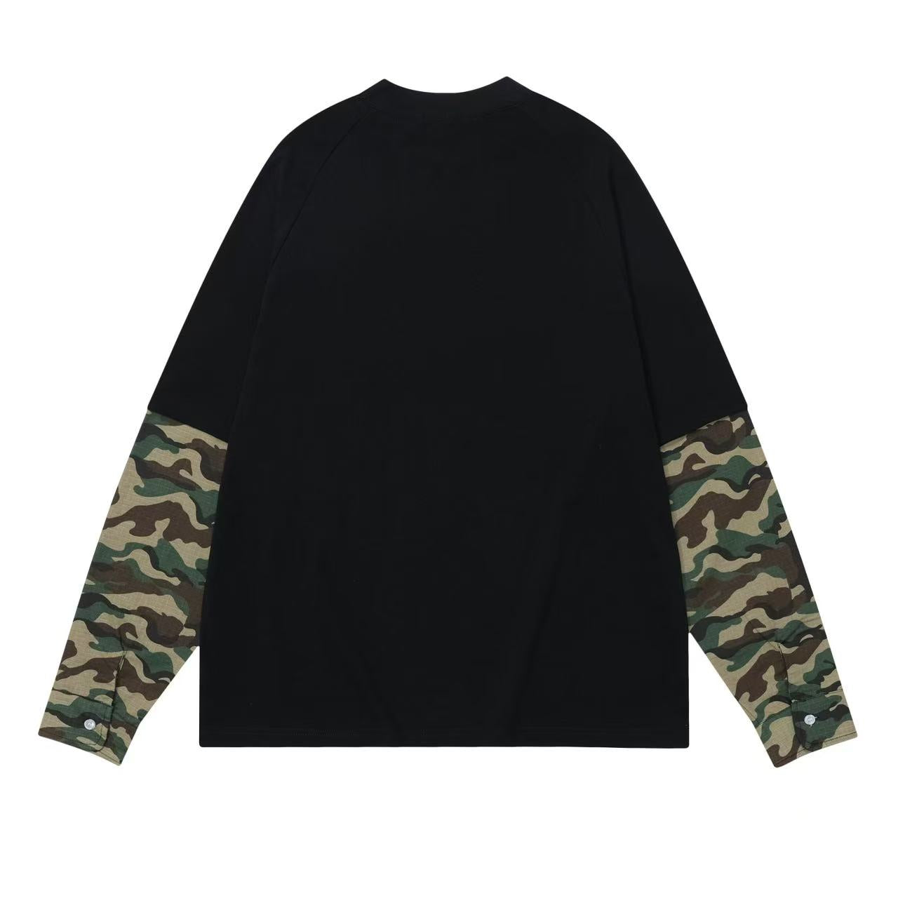 Camo Split Layer Long Sleeve