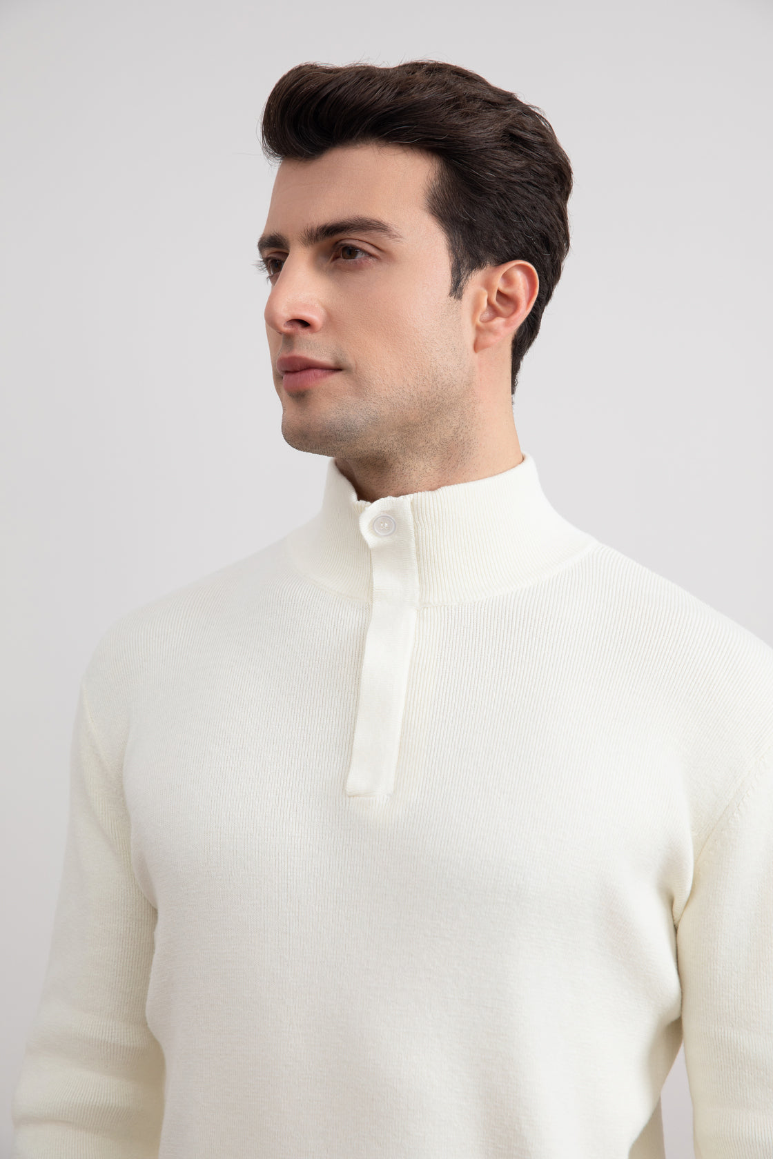 Panama Half-Zip Mock Neck Sweater