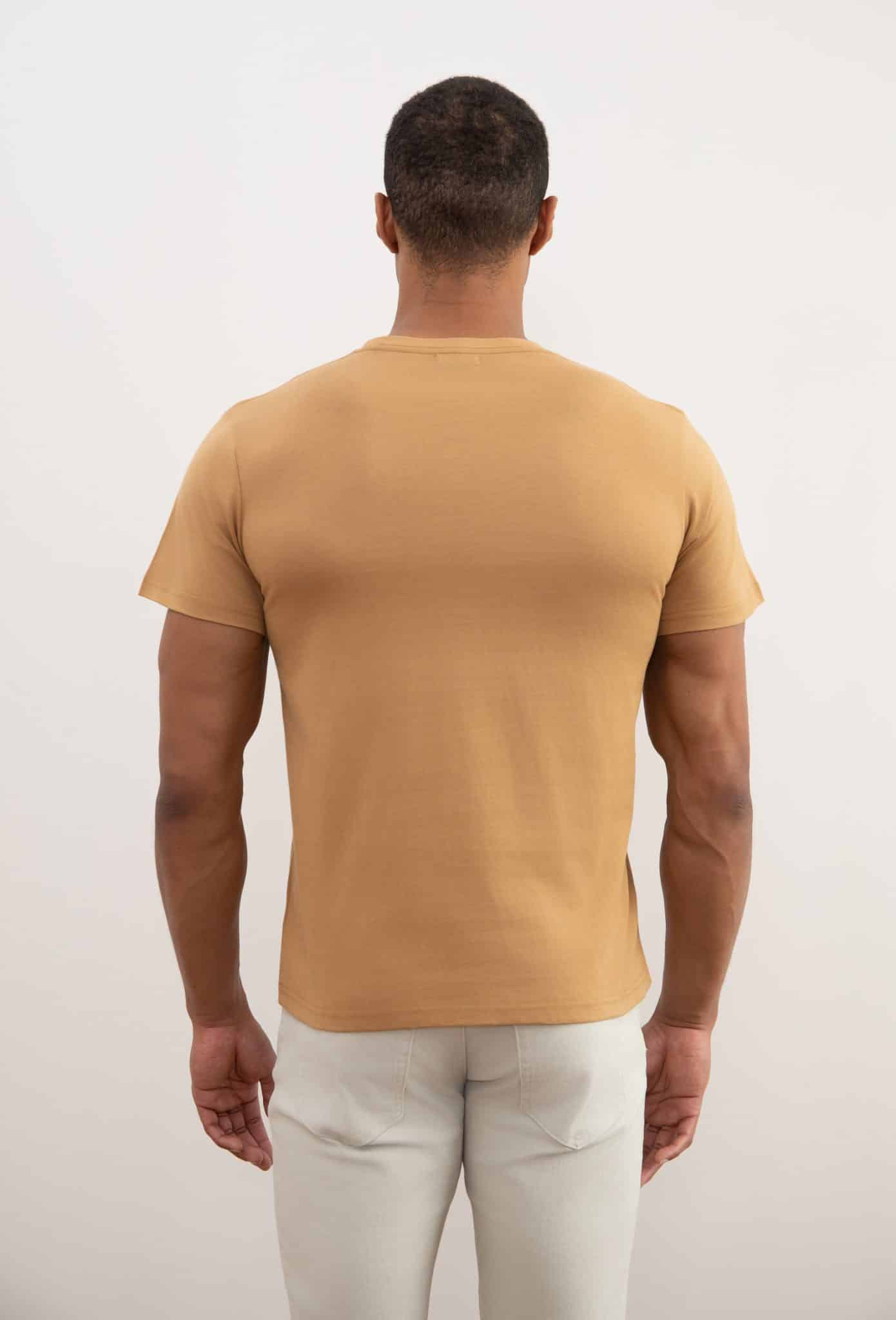 Sand Brown Essential Slim Tee