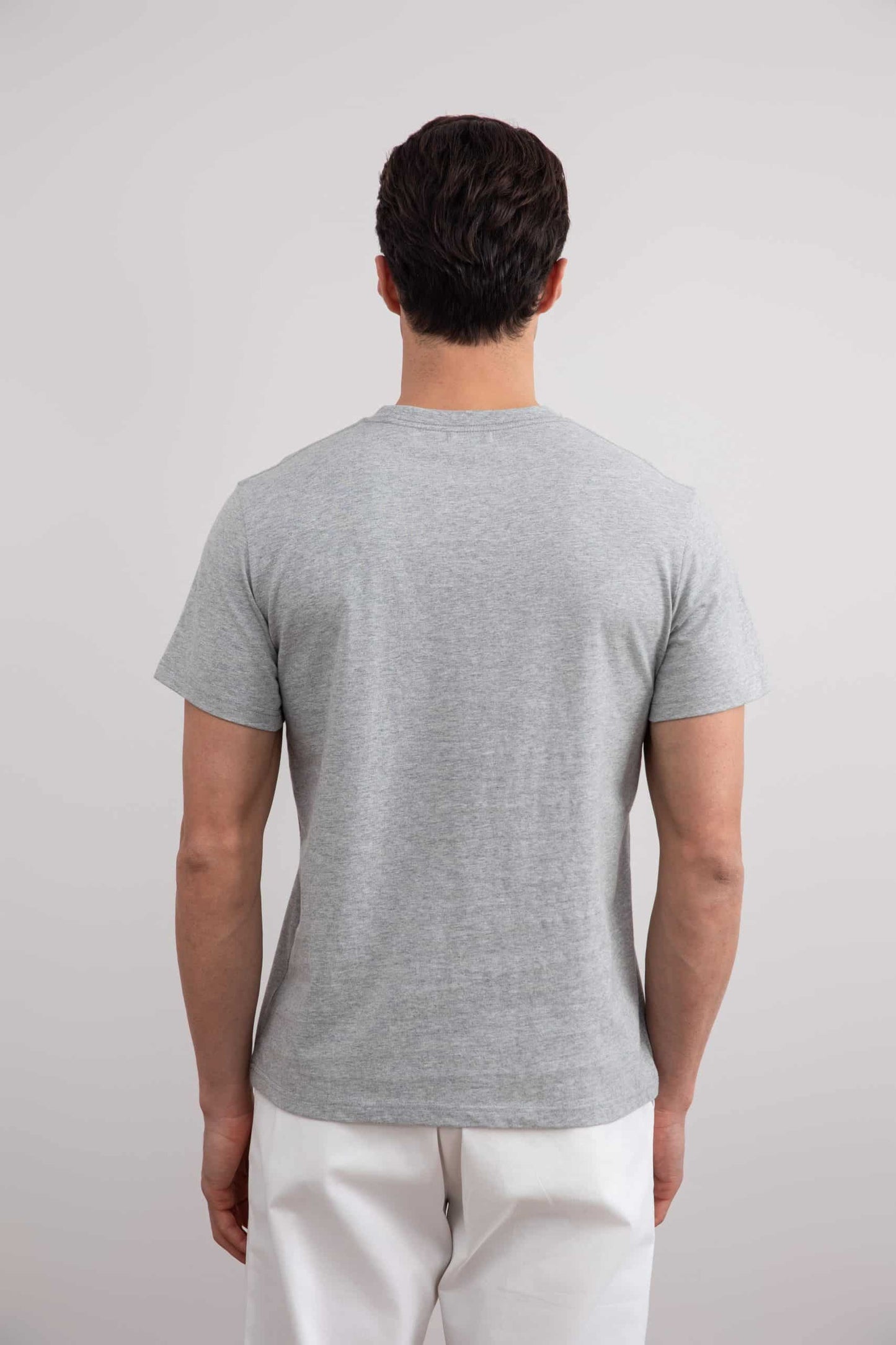 Premium Grey Mélange Slim Fit Tee