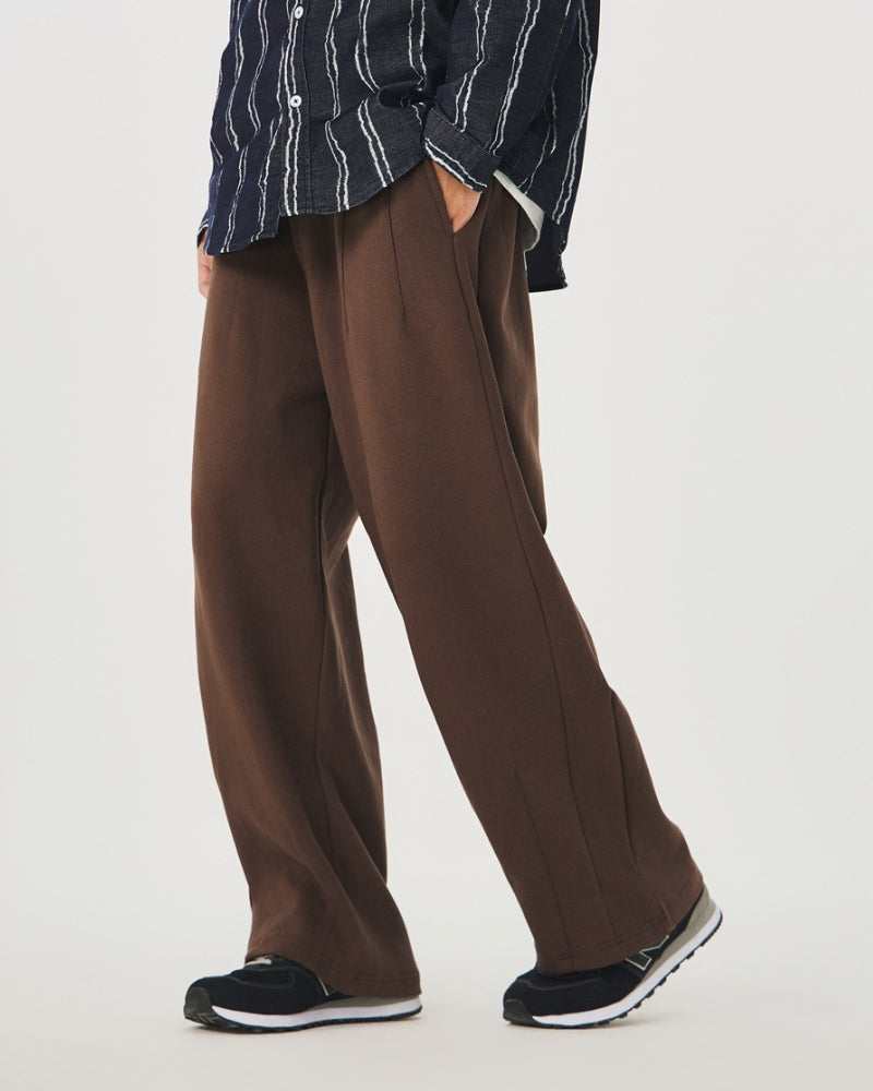 Relaxed Fit Wide-Leg Joggers