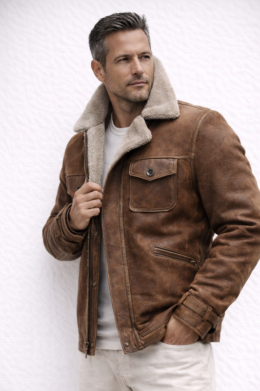 Chaqueta de Cuero Ranger