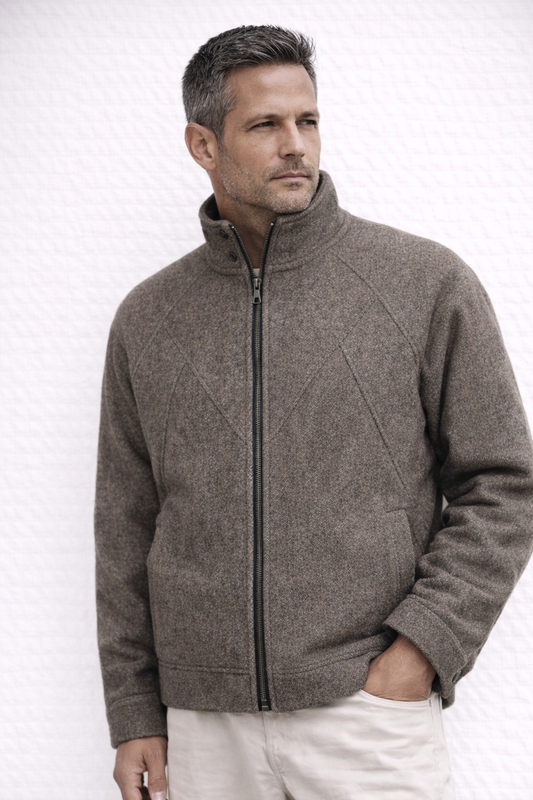 Chaqueta Lana Cremallera