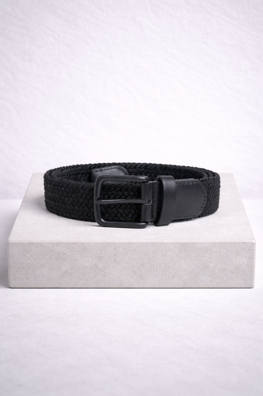 Braided belt Black